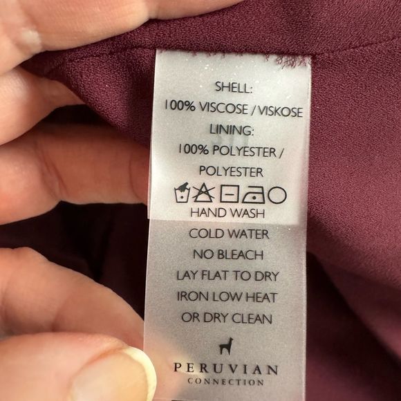 NWOT Peruvian Connection Maxi women’s multicolor dress Small long sleeve - Picture 5 of 16